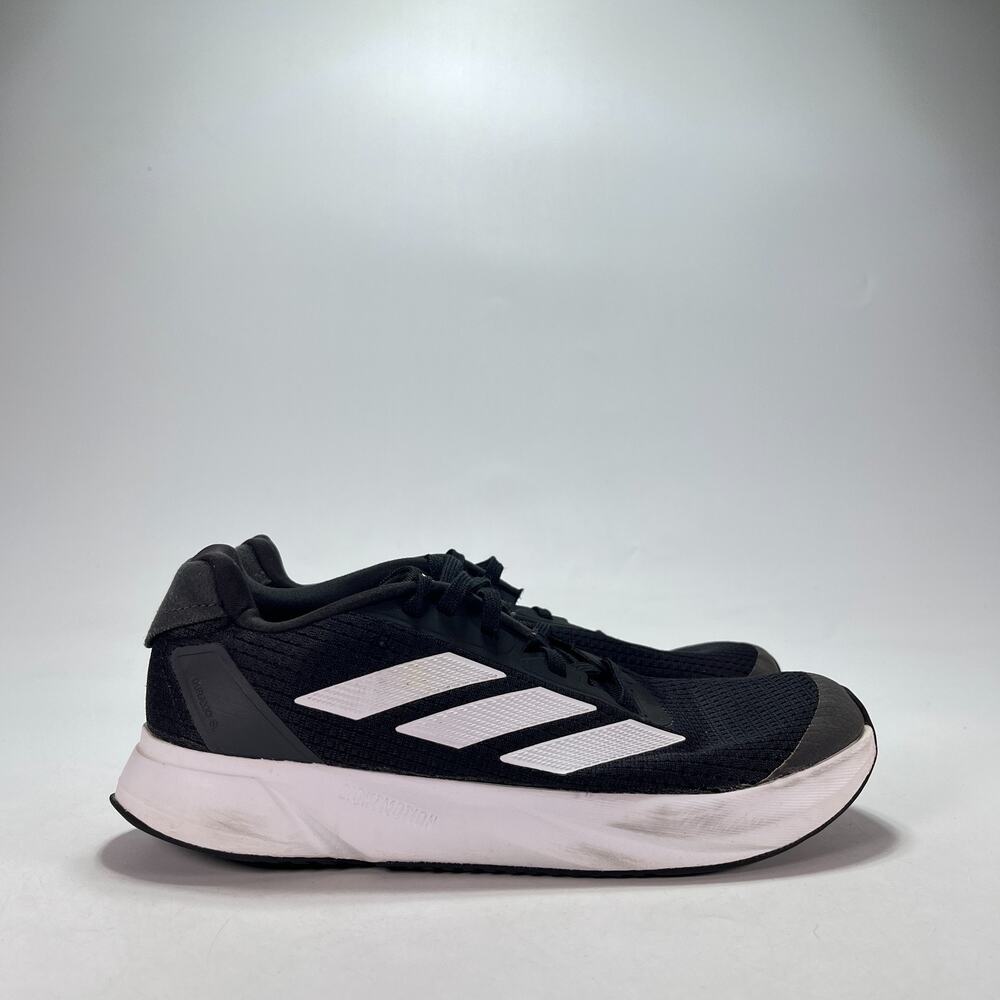 adidas Duramo SL Core Black Cloud White Lace Up Running Shoes IG2478 Men's Sz 7